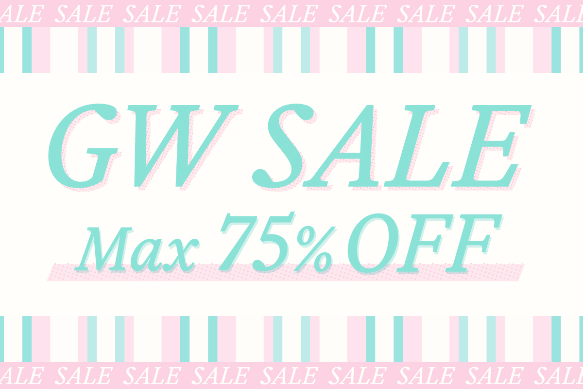 MAX75%OFF! GW SALE